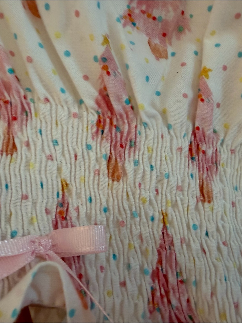 NWT Sal & Pimenta women’s nightgown pink trees size medium - Picture 4 of 5